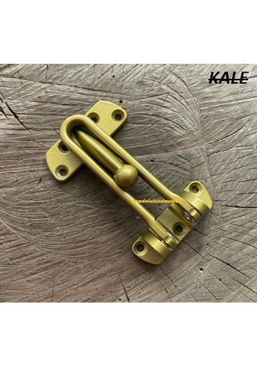 Kale Antik Sarı Çelik Kapı Emniyet Kelepçesi Kapı Emniyet Aparatı