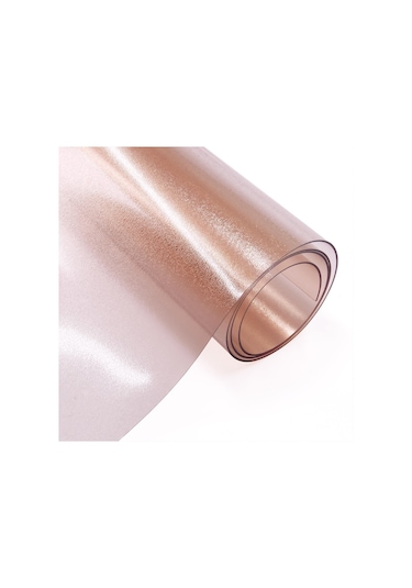 Buzlu Pvc Şeffaf Gülkurusu 1,7 Mm Kalın Masa Örtüsü