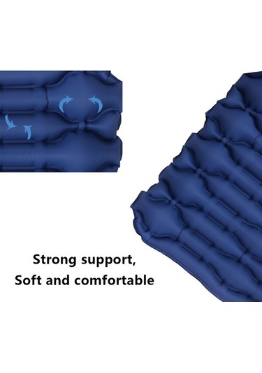 Prestigegoods Gm-am20 Şişme Kamp Yatak, Naylon+tpu, Açık Gri, 190x66x6cm, Hafif, Dayanıklı, Seyahat/kamp Açık Gri