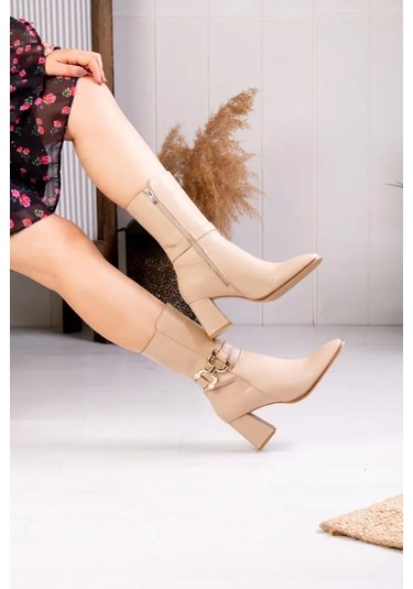 Albini A-10994 Kadın Fantazi Bot Bej