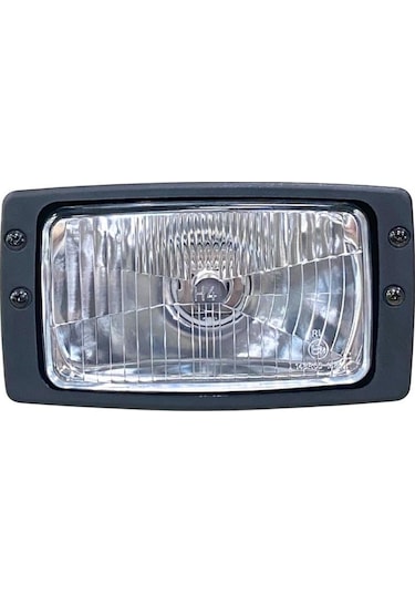 24v Far Dikdörtgen H4 Parksız Çerçeveli 182 102 Mm İş Makinası