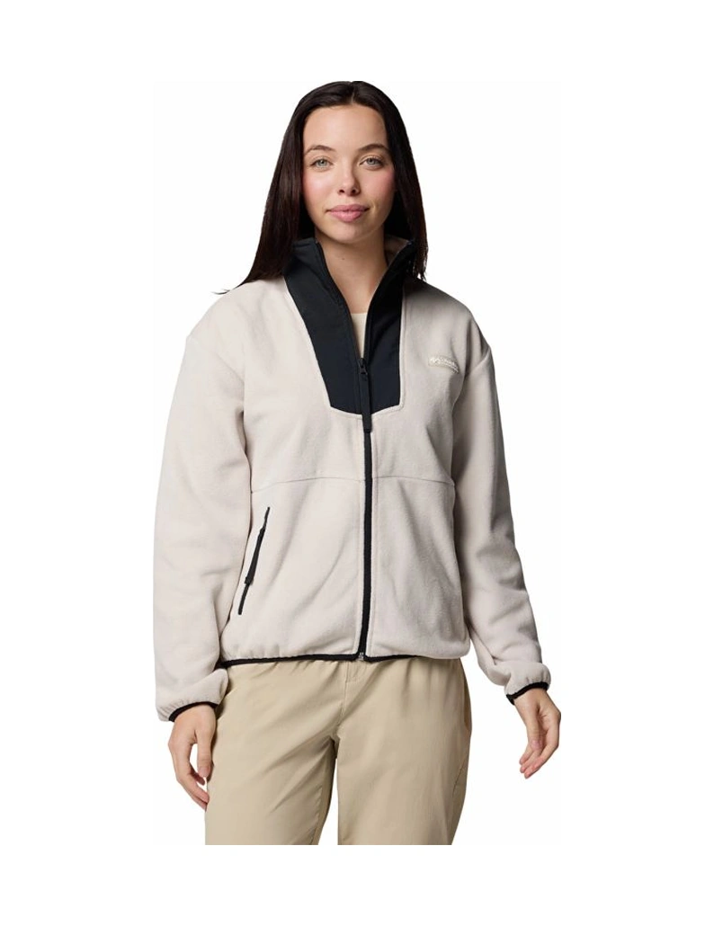 Columbia Sequoia Grove Full Zip Fleece Krem Kadın Outdoor Polar Al0684 Bej