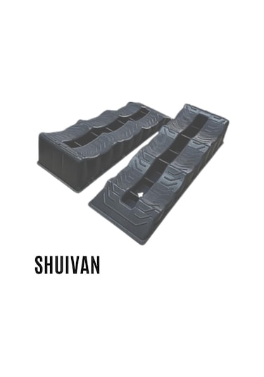 Shuıvan Karavan Seviye Denge Takozu 2'li Set - Antrasit-1210