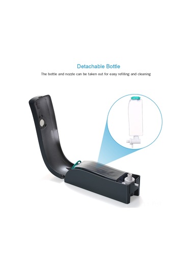 Hangfox Duvar Montajlı 300ml El Sabunu Dispenseri - Manuel Basma Tipi, Duş Jeli/saç Şampuanı Depolayıcı, Delme Gerekiyor, Abs Malzeme, Yıldız Gri, Cd-1049c Gri