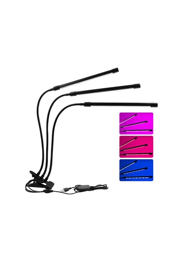 L6578-3 Klipsli Bitki Çiçek Etli Büyümek Işık Usb Tam Spektrum Çok Renkli Diğer