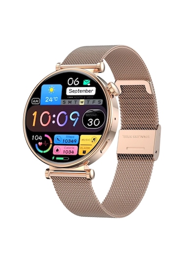 Spovan Papillon Iris Amoled Ekran Nabız Uyku Takibi Sesli Görüşme Akıllı Saat (İthalatçı Garantili)