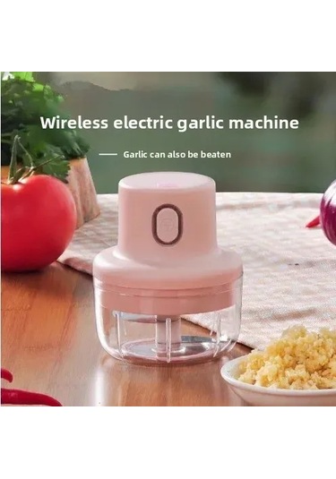 Kosona Mini Elektrikli Sarımsak Blenderi 250ml - Kolay Temizlenir, Verimli, Ev Ve Mutfaklarda Çok Amaçlı Kullanım Diğer