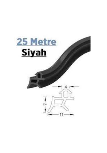  Pvc Kapı Pencere Fitili Contası 25 Metre Kalın Siyah