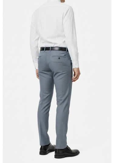 Erkek Regular Fit Kumaş Pantolon Likra Kumaş Bgl-st05034 Mavi