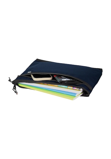 Jacbag Lacivert Erkek A4 Zip Folder İki Bölmeli Dosya Ve Evrak Çantası