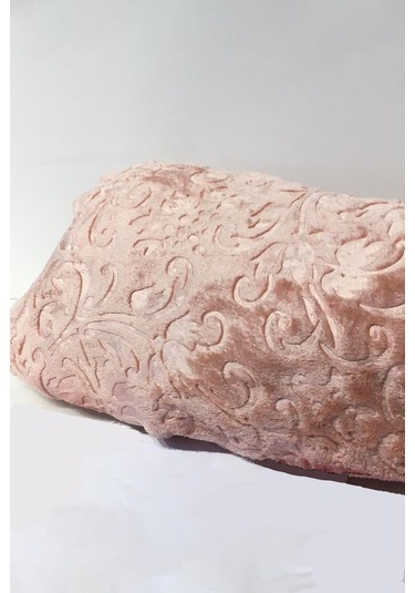 Padişah Desenli Açık Pembe Çift Kişilik Battaniye Nishev-p000077 Açık Pembe