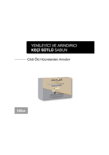 Dermokil Keçi Sütü Özü Katı Sabun 100 Gr X 3 Adet