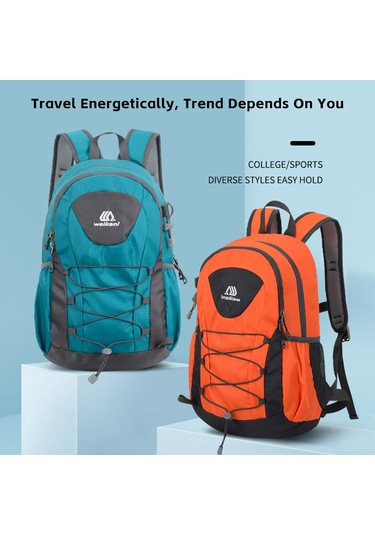 Weikani Açık Havada Yürüyüş Sırt Çantası 20l Su Geçirmez Kamp Koyu Mavi Diğer Çok Renkli