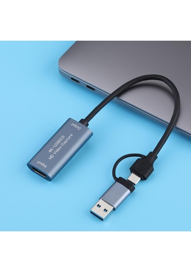 2 İnç 1 2k 50fps Usb3.0 Tip C Hdmıcompatible Video Çeker Kart Telefon Oyunu Web Yayını Kursu Video Kurulu