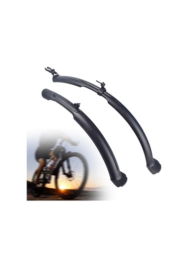 Suntek Genel Bisiklet Çamurlukları Sağlam Kolay Kurulum Siyah