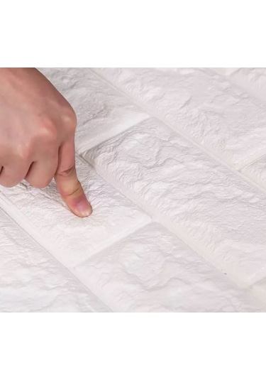 70x38cm Puf 8mm Kalın Dolgulu Isı Ve Ses Yalıtımı Dekoratif Kendinden Yapışkanlı Duvar Paneli Kağıdı