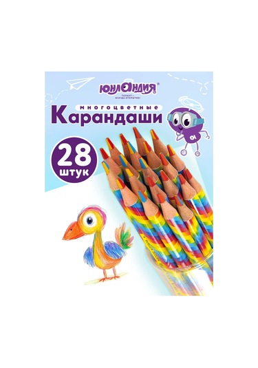 Unlandıa Çizim İçin Çok Renkli Uca Sahip 28'li Boya Kalemleri 176302828 Açık Mavi