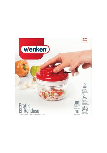 Wenken İpli Pratik El Rondosu - Çok Amaçlı Pratik Rondo Turkuaz