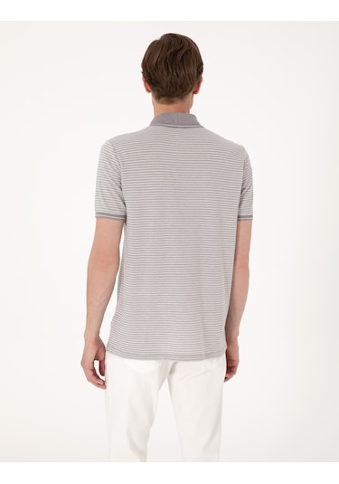 Pierre Cardin Erkek Gri Tişört 50307848-vr024 Gri
