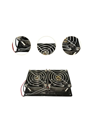 Homyl Yat Römorku Için 12v Rv Yan Havalandırma Fanı Egzoz