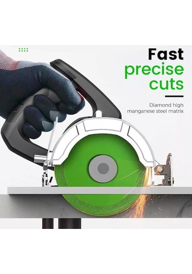 Diamantlı Cam Ve Seramik Kesici Disk - Ultra İnce, Hızlı Kesim, Az Kırık, Açımlı Taşlama Makinesi İçin