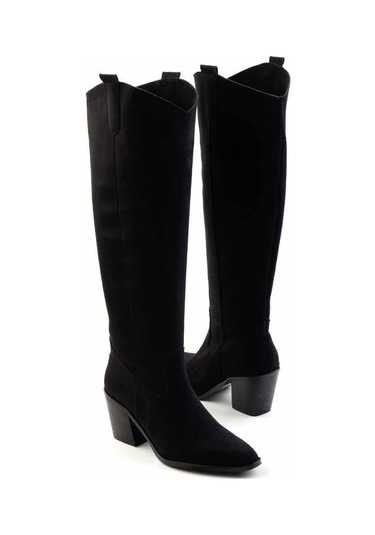 Siyah Kadın Çizme K03192183502 Siyah