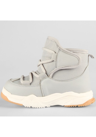 Vicco Bull Phylon Kauçuk Taban Ortopedik Çocuk Kar Botu Gri