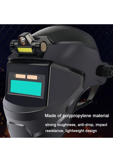 Singree Hafif Polipropilen Kaynak Maskesi: Panoramik Görüş, Yüksek Isı Koruma, Işıklandırmalı