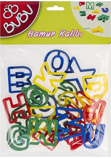 Bu Bu Oyun Hamuru Kalıbı Harfler 26 Parça