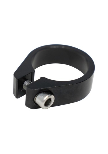 Doğa Alyan Vidalı Sele Kelepçesi 31.8mm Siyah Siyah