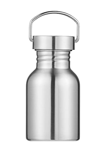 Suntek Paslanmaz Çelik Spor Bisiklet Su Şişesi 350 ML Gri