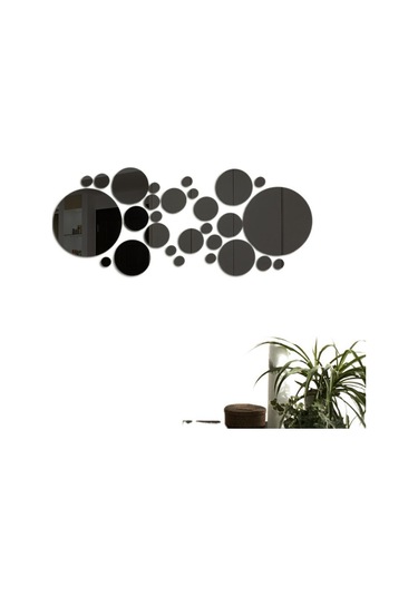 Yifomall 30'lu Altın Renkli Akrilik Yuvarlak Ayna Duvar Sticker Seti - Hafif, Kaldırılabilir, Çocuk Odası/banyo/gösterge Paneli Dekorasyonu, Dıy Uygun Altın