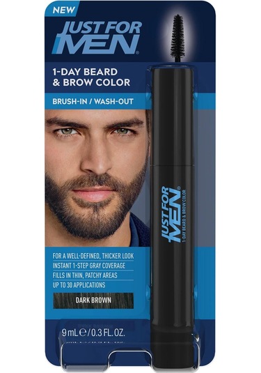 Just For Men 1 Günlük Geçici Sakal Ve Kaş Boyası Koyu Kahverengi 9ml
