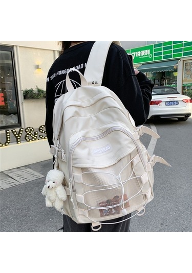 Bayan Üniversite Öğrencileri Için Kore Tarzı Tüm Maçlara Uygun Siyah