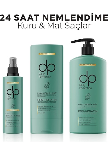 Dp Daily Perfection Hyaluronik Asit Durulanmayan Sıvı Saç Kremi  180 ML