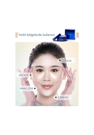 Bioaqua Mavi Bakır Peptidli Yenileyici ve Sıkılaştırıcı Kolajen Göz Maskesi 80 G