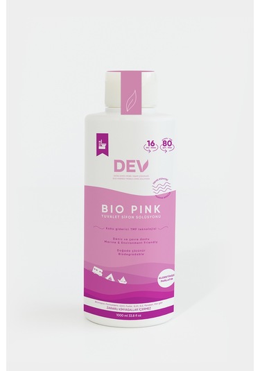 Dev Bio Blue&Pink Tuvalet Kimyasalları 1L -16 Doz Paket