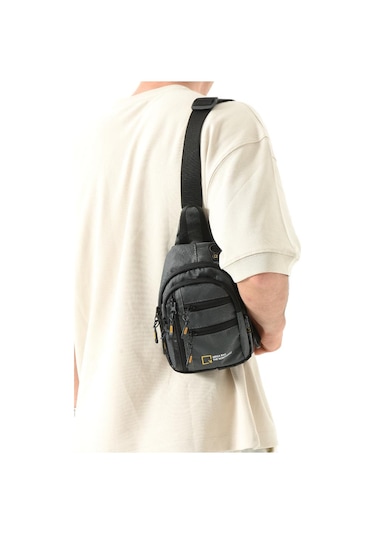 Body Bag Çanta Erkek Göğüs Sırt Çantası Fonksiyonel Kullanım Badybag 23 14 Cm The Northwest Gri