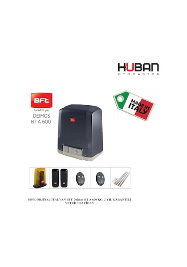 Bft Bahçe Kapı Motoru Yana Kayar Deimos A600 İtalyan kit Paket