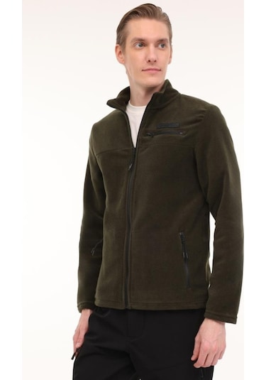 Lumberjack Chad 7sn163 4pr Haki Casual Fermuarlı Polar Haki