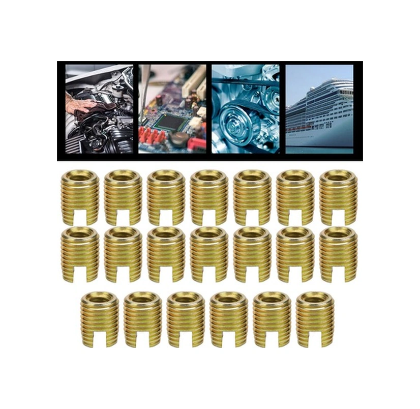 Fortunelane 20 Adet 302 Karbon Çelik Otomatik Vida Somunu M8x1.25/m12x1.5, Dayanıklı, Yüksek Sıkma, Kolay Montaj