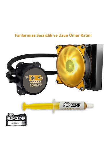 Ropcomp Cpufanoil Cpu Sıvı Soğutucu Fan Mili Yağı Cp5