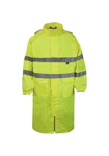 Vızwell Oxford Pardesü Yağmurluk Sarı Vwjk67