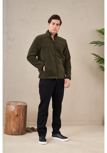 Pjs 23714 Erkek Fermuarlı Polar Eşofman Takım 001