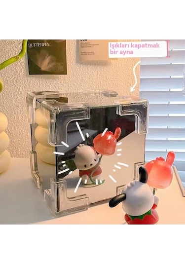 Maoyaya Çiçek Rubik Küp Lale Üç Boyutlu Gece Lambası, Anımsatıcı Lale Motifli Gece Lambası Diğer