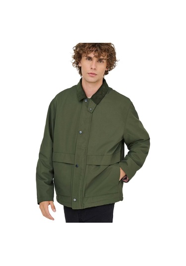 Only&sons Onskosmo Padded Jacket Ot Haki Erkek Ceket 000000000102482078 Haki