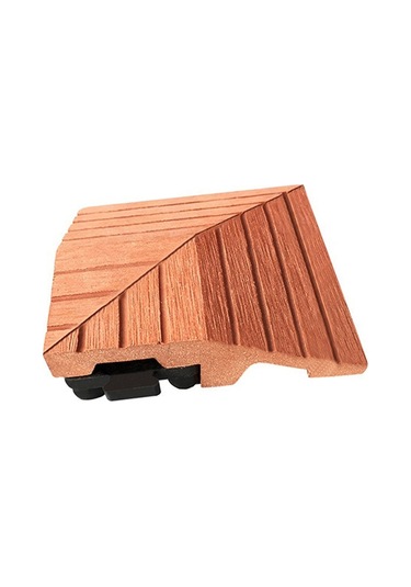 Sones Açık Balkon Plastik Ahşap Su Geçirmez Korozyon Önleyici Sızdırmazlık Zemin, Renk: 1. Köşe Diğer