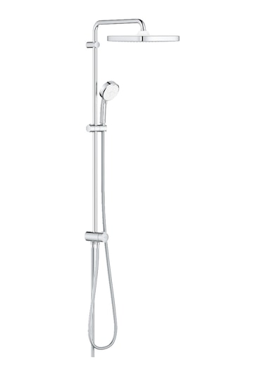 Grohe Tempesta Cosmopolitan System 250 Cube Duvar Bağlantılı Divertörlü Duş Sistemi - 26694000 Krom
