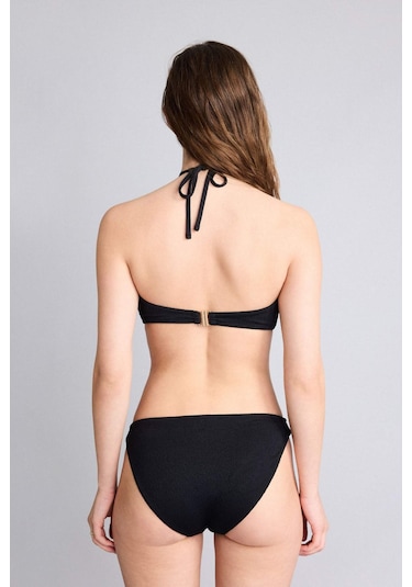 Defacto Regular Fıt Krinkıl Kumaş Bikini Alt G3772ax26smbk81 Siyah-bk81
