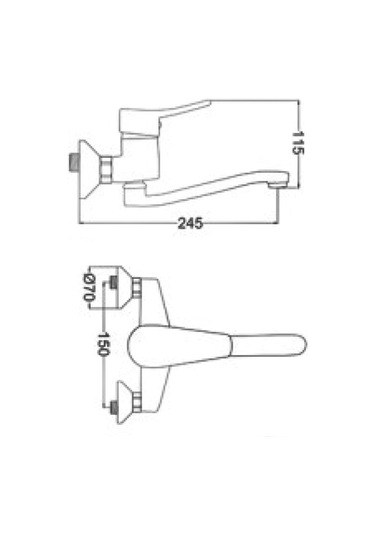 Gms Asil Mix Aplik Eviye Mutfak Bataryası Asl106